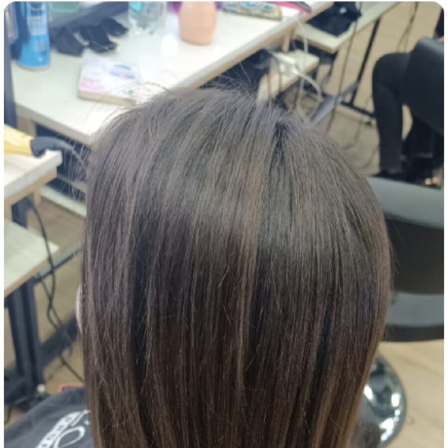 Trenza cascada con ondas